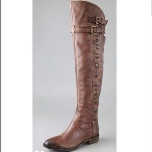 Sam Edelman Over The Knee Pierce Leather Boots
